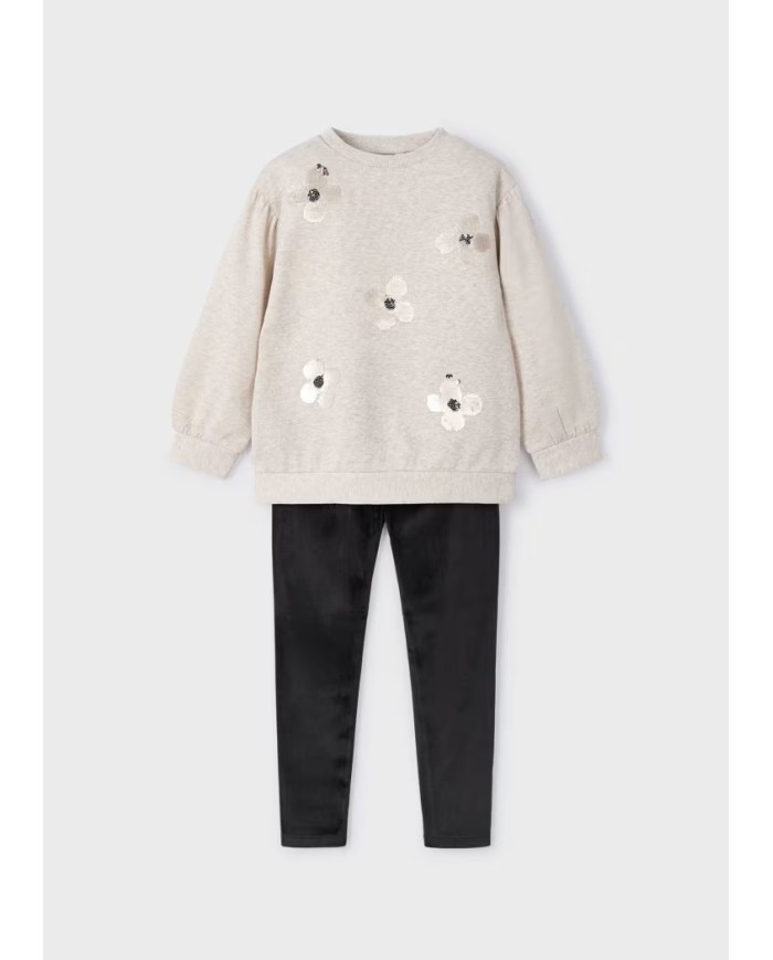 Conj. leggins lentejuelas 6b 4706 mayoral niÑa