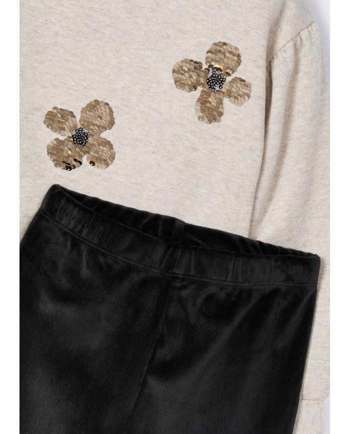 Conj. leggins lentejuelas 6b 4706 mayoral niÑa