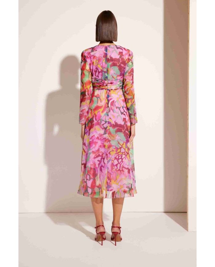 Vestido midi gasa 51669 carla ruiz mujer