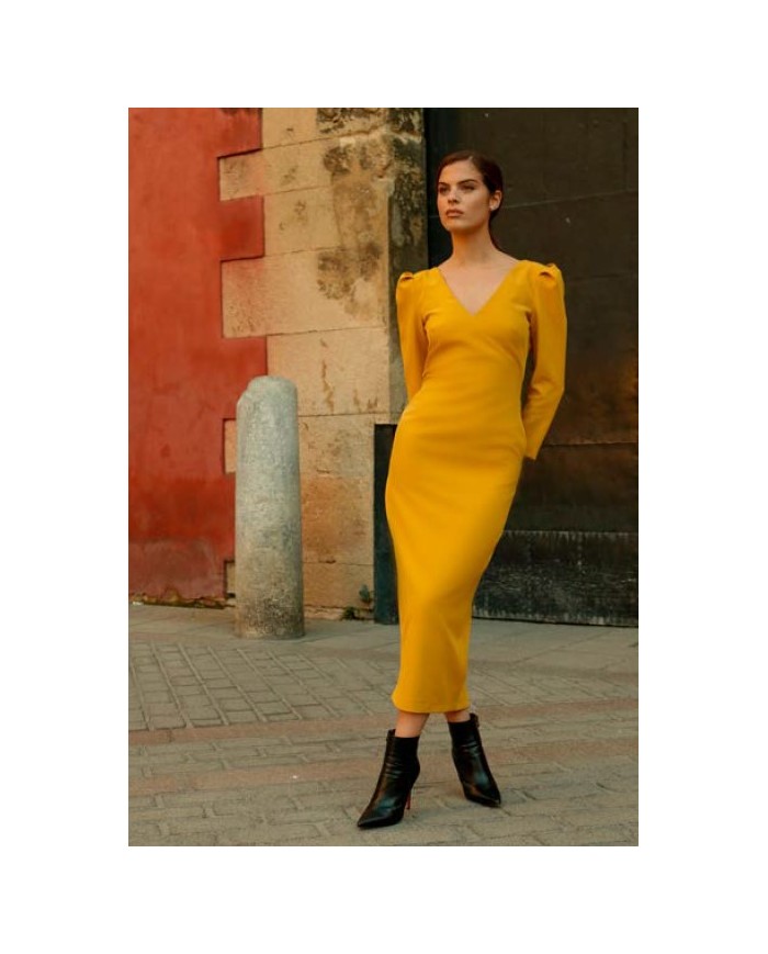 Vestido midi holly magnolia mujer