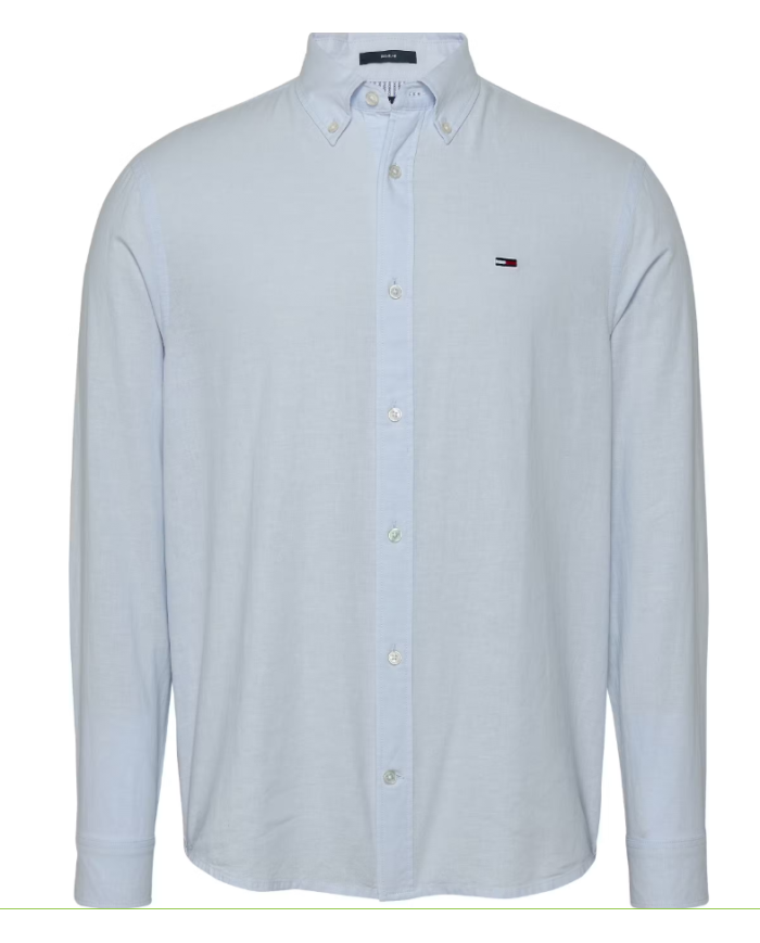 Camisa lino dm0dm20875 tommy jeans hombre
