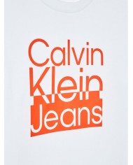 Camiseta m/l ib0ib01451 calvin klein niño