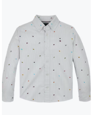 Camisa kb0kb09555 tommy niÑo