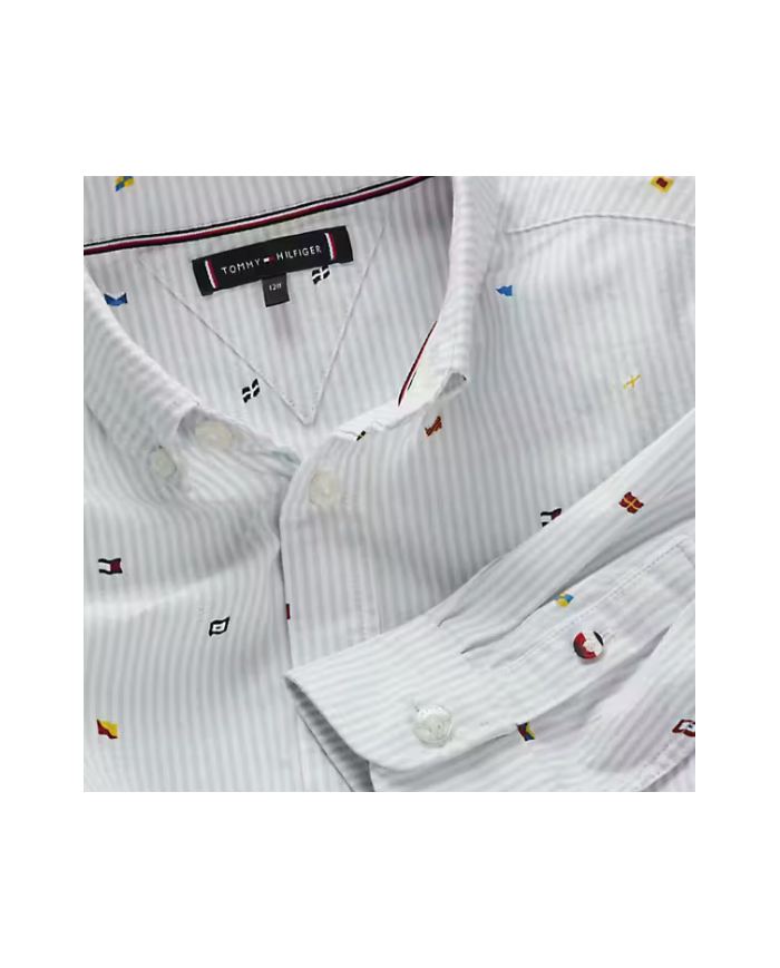 Camisa kb0kb09555 tommy niÑo