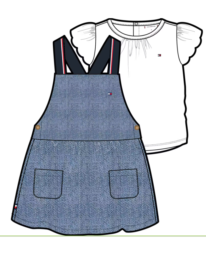 Vestido kn0kn02049 th bebe Vestido kn0kn02049 th bebe