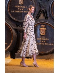 Vestido lunares v2526 vors kahyra mujer
