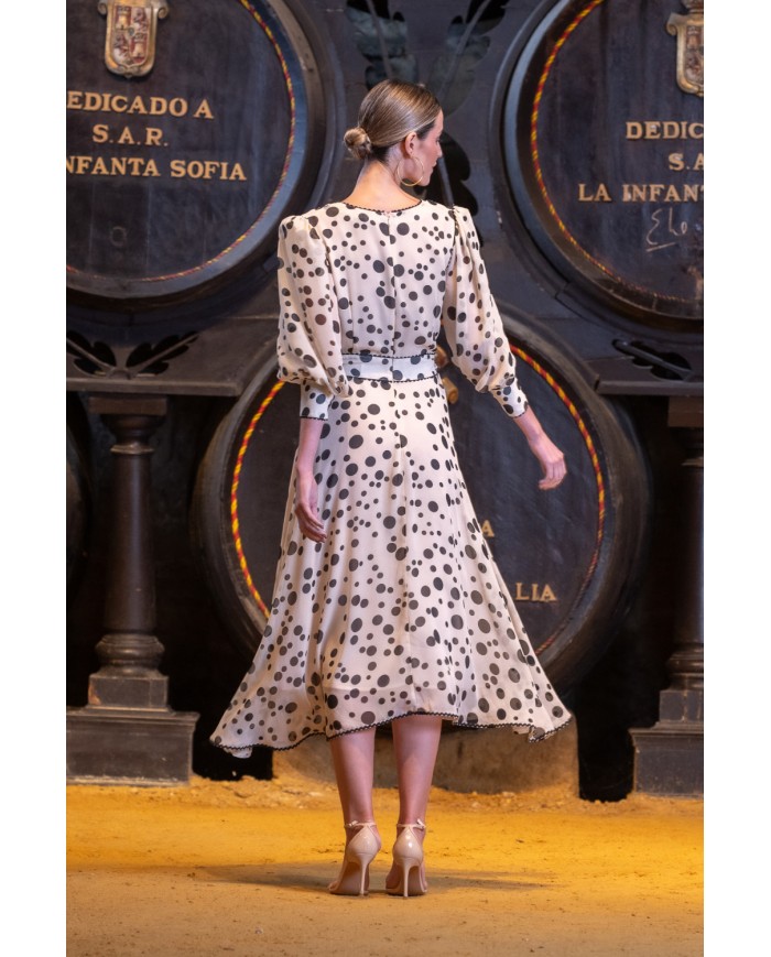 Vestido lunares v2526 vors kahyra mujer