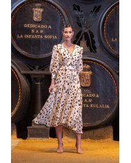 Vestido lunares v2526 vors kahyra mujer