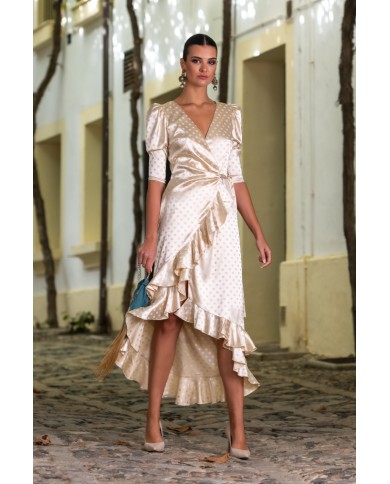 Vestido cream v2488 kahyra mujer Vestido cream v2488 kahyra mujer