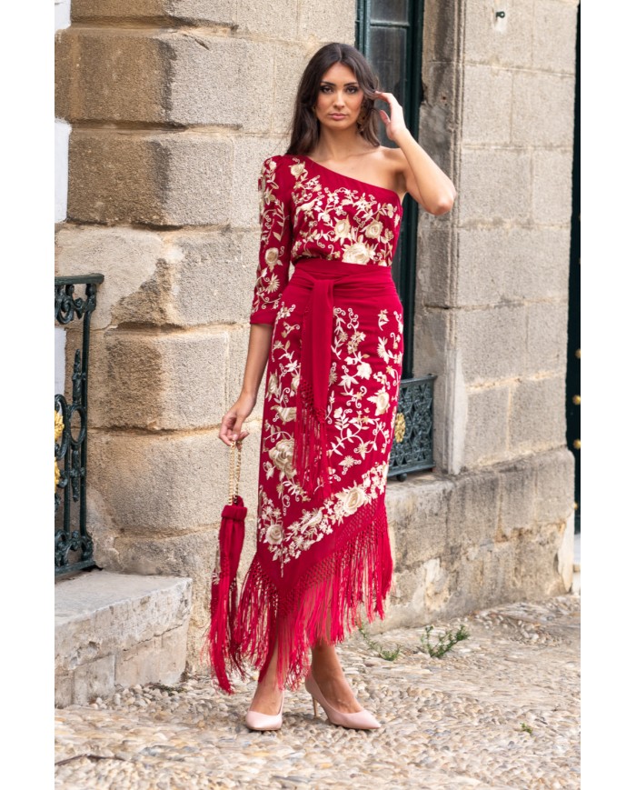 Falda solera cf0222 kahyra mujer