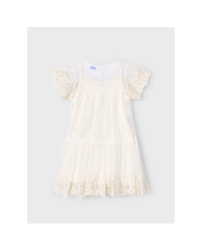 Vestido tul 6a 3909 mayoral niÑa