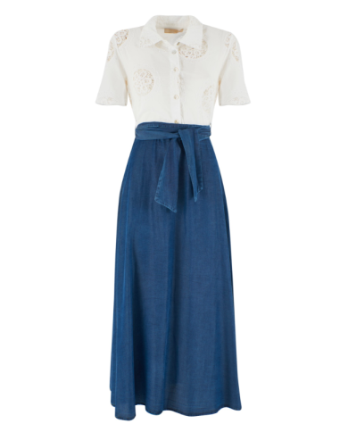Vestido vaquero a425 e600 yes-zee mujer Vestido vaquero a425 e600 yes-zee mujer