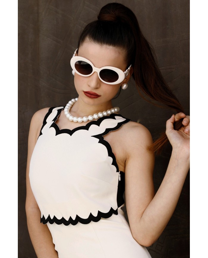 Vestido ondas 48618 arggido mujer