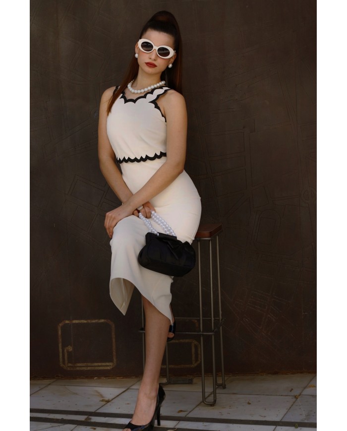 Vestido ondas 48618 arggido mujer