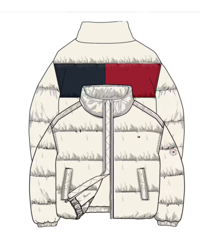 Parka ks0ks00717 tommy kids niÑa Parka ks0ks00717 tommy kids niÑa