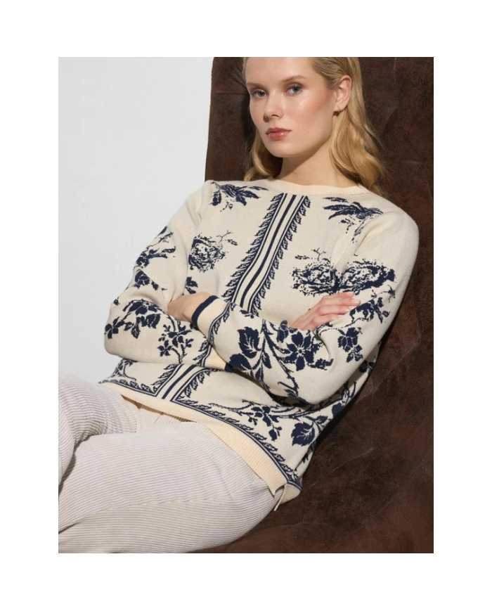 Sueter punto stefania tinta mujer Sueter punto stefania tinta mujer