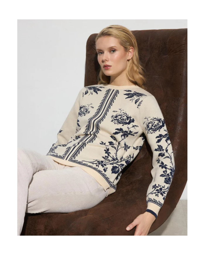 Sueter punto stefania tinta mujer Sueter punto stefania tinta mujer