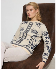 Sueter punto stefania tinta mujer Sueter punto stefania tinta mujer