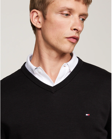 Jersey c/pico mw0mw14745 th hombre Jersey c/pico mw0mw14745 th hombre